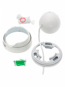 Камера видеонаблюдения уличная IP купольная 8MP Орбита OT-VNI53 Белая